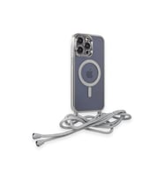 İphone 12 Pro Kılıf Divo Lazer Askılı Magsafe Kapak - Gümüş