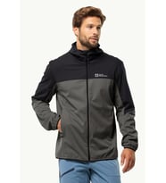Jack Wolfskin 1306923_6945 Feldberg Hoody M Slate Erkek Outdoor Ceket