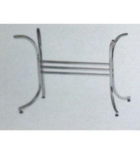 Masa Ayak 19350 japon Model Metal Çelik Nikelaj İtinalı paket kargo El Yapım (Krom)