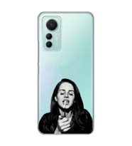 Xiaomi Mi 12 Lite Uyumlu Lana Del Rey Desenli Şeffaf Telefon Kılıfı