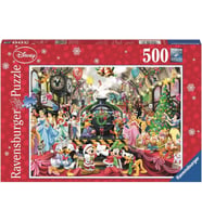 Ravensburger 500 Parça Puzzle Wd X Mas Train (147397) (Krem)