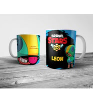 Pixxa Brawl Stars Leon Kupa Bardak Model 3