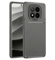 Redmi Note 14 Pro Plus Kılıf Auto Focus Karbon Kapak - Gri