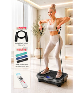 Titreşimli Egzersiz Aleti Yüksek Hız Tüm Vücut Vibration Plate
