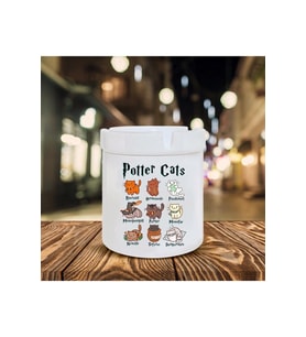 Potter Cats Baskılı Seramik Küllük