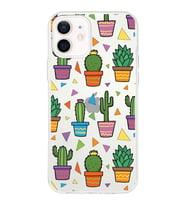 PrintiFy Apple  iPhone 12 ile Uyumlu 1mm Slim Fit Water Color 4 Baskılı Şeffaf  Kılıf