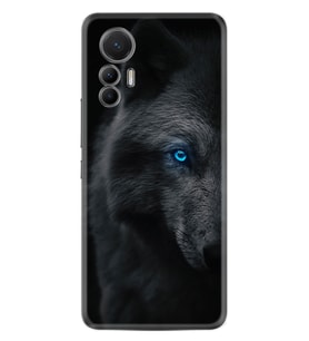 Xiaomi 12 Lite Kılıf Resimli Desenli Silikon Platinium Series Dark Wolfs 1834