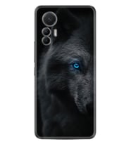 Xiaomi 12 Lite Kılıf Resimli Desenli Silikon Platinium Series Dark Wolfs 1834