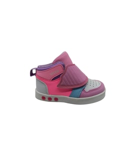 Vicco Ufo Işıklı Bebek Çocuk Bilekli Spor Ayakkabı (Pembe)