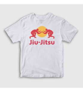 Presmono Unisex Çocuk Beyaz Jiu Jitsu Masters Güreş Mma Ufc T-Shirt 532681tt (Beyaz)
