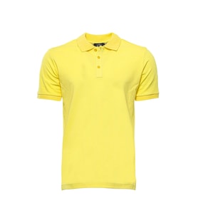 Polo Yaka Oxford Sarı T-shirt  Wessi
