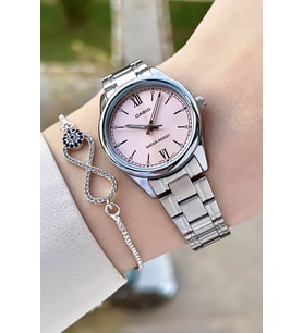 Casio CSISTE141 Kadranı Pembe Kordonu Gümüş Renk Kadın Kol Saati