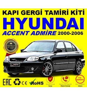 *Premium* HYUNDAİ ACCENT Admire 2000-2006 Kapı Gergisi Tamir Plastiği (4Kapı)
