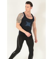 Sporcu Gym Seamless Dikişsiz T-shirt (Lacivert)