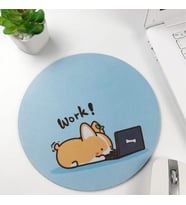 Work! Yazılı Sevimli Mouse Pad