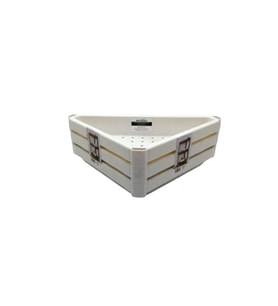 ÜÇGEN - BEYAZ PRATİK RAF ÜNİTESİ PLASTİK GO-53-vice 01208