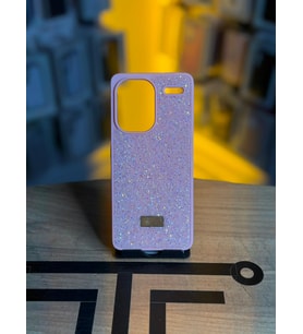 Redmi Note 13 Pro Plus 5G Uyumlu Taş Desenli Silikon Yumuşak Kılıf (Pembe)