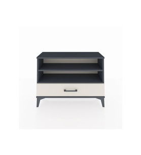 Arges Şifonyer 2 Raflı Tek Çekmeceli 88x30x64 Antrasit-Aytaşı