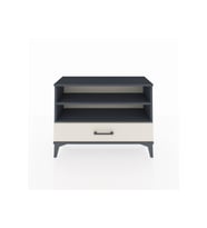 Arges Şifonyer 2 Raflı Tek Çekmeceli 88x30x64 Antrasit-Aytaşı