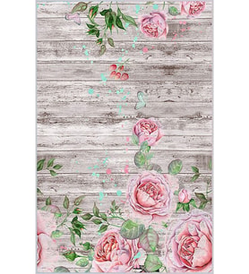 Eliana Home Baskılı, Yıkanabilir Kaymaz Taban Salon Halısı LNA1059 100x150 cm (Pembe)