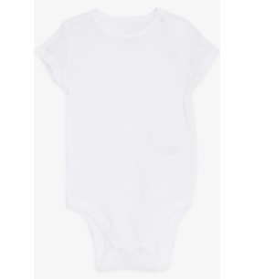 Breeze Bebek Çıtçtılı Body Düz Renk 9 Ay-3 Yaş, Ekru