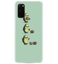 Samsung A02S A03S A10 A12 A13 A21S A22 Kılıf Desenli Silikon Avokadolar1352