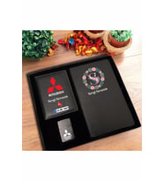 KİŞİYE ÖZEL TASARIMLI TARİHSİZ DEFTER - MITSUBISHI RUHSAT - MITSUBISHI ÇAKMAK (Siyah)