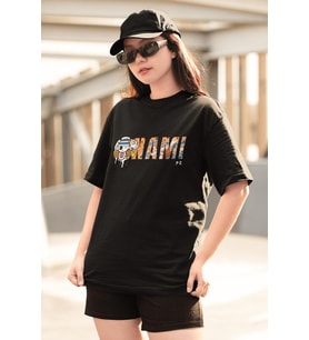 Anime One Piece Nami Logo Siyah Tişört