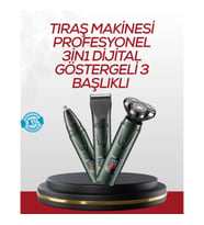 Mey İthalat® Burun, Sakal ve Saç İçin Erkek Tıraş Cihazı