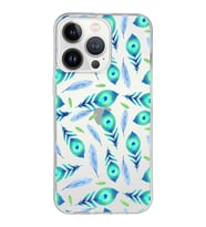 PrintiFy Apple  iPhone 13 Pro ile Uyumlu 1mm Slim Fit Nazar Boncuğu 3 Baskılı Şeffaf  Kılıf