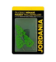 JORDANIA MAKET ÖLÇEKLİ JE03P-126080 AÇIK YEŞİL AĞAÇ 1/100 8cm. 3'LÜ TEK PAKET