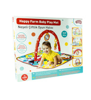 Oyun Halısı Neşeli Çiftlik Oyun Halısı 63*78 Cm