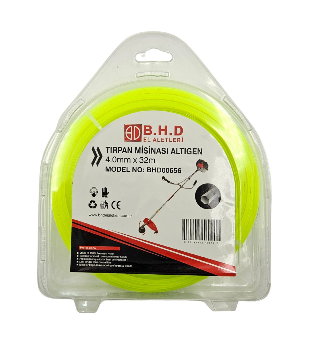tmon様追加分 Fixonic B.H.D BHD00656 4mm 32m Altıgen Tırpan Misina