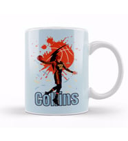 John Collins Vintage Art Legend Basketball Gif Kupa Bardak Porselen
