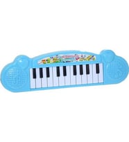 Can Ali Toys Ilk Elektronik Piyanom Küçük Piyano Pilli Oyuncak CNL-6180 (Mavi)