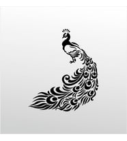 Folyo Sticker Tavuz Kuşu 70cm Uzunluk (Karışık)