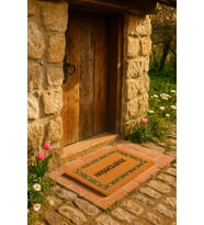 Valerine Life Velür Coco Dokulu Welcome Hoş Geldiniz Kapı Önü Dış Mekan Paspası 45x70cm 27YCM260115