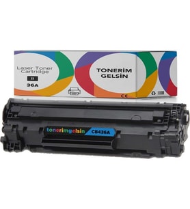 TonerimGelsin Hp 36A-CB436A Muadil Toner -Hp Laserjet M1522NF Muadil Toner (Siyah)
