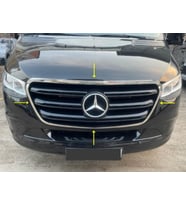 Mercedes Sprinter W907 Krom Ön Panjur Çerçevesi 4 Parça 2018> Paslanmaz Çelik