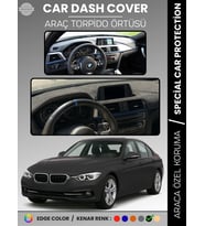 Bmw F30 (2013-2019) Torpido Örtüsü Ön Göğüs Koruma Torpido Koruma Araca Özel Kaymaz Kolay Montaj