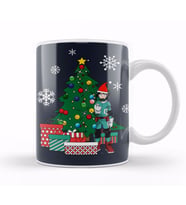 Izuku Midoriya Around The Christmas Tree Kupa Bardak Porselen