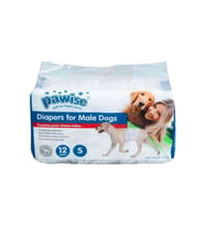 Pawise Kullan at Erkek Köpek Çiş Bezi Beyaz S 12 Ad