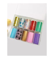 Fontenay Tırnak Süsleme Folyo, Nail Art Tırnak Süsleme Folyo Seti 10'lu No:2175