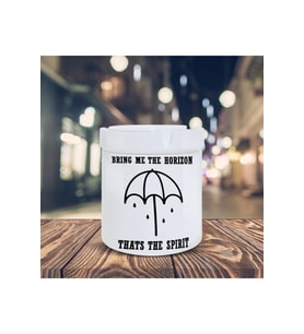 Bring Me The Horizon Yazı Baskılı Küllük Seramik Kül Tablası-298