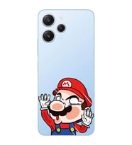 Xiaomi REDMI 12 Uyumlu Süper Mario Desenli Şeffaf Telefon Kılıfı
