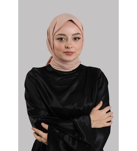 Somon Düz Klasik Eşarp İtalyan Dikişli Pamuk Caz Sade 202210_39