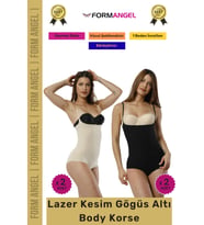 #Korse İz Göstermeyen Lazer Kesim Toparlayıcı Şekillendirici Kaymaz Göğüs Altı Body Korse 4'lü Set