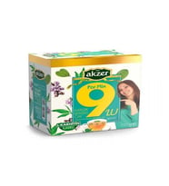 Akzer 9'lu Form Bitkisel Form Çayı 60 Süzen Poşet