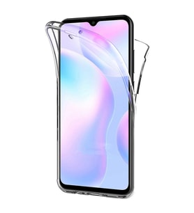 Xiaomi Redmi 9A 360 Kılıf Şeffaf Ön Arka Silikon 