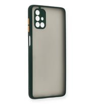 Durukar® Samsung Galaxy M51 Kılıf Montreal Silikon Kapak - Yeşil